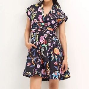 Anthropologie Maeve floral mini dress